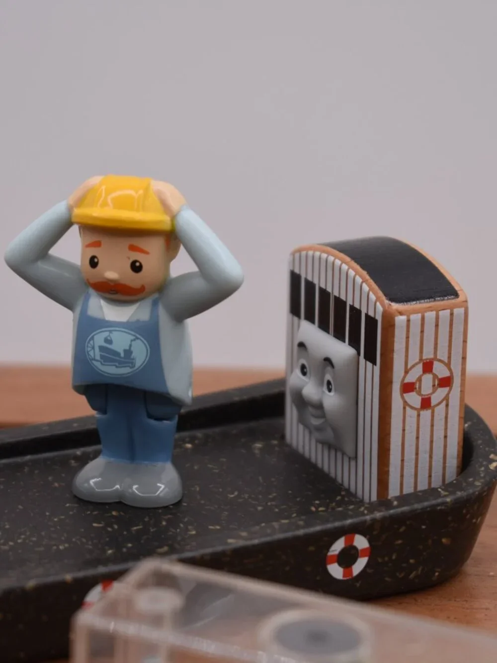 Bulstroad the Cargo Boat Worker Shipping Containers from Cranky at Docks Set - Picture 3 of 9